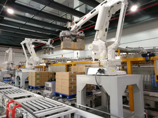 pp电子透明工厂成品运送线